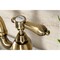 Kingston Brass Bridge Bathroom Faucet with Brass PopUp, Antique Brass KS7993BAL - alternate 2